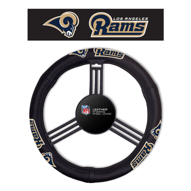 Funda de cuero para volante de Los Angeles Rams CO