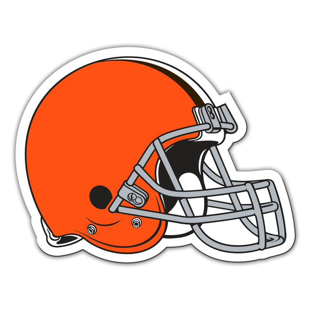 Imán para automóvil de los Cleveland Browns, diseño de casco de 12" con logotipo alternativo