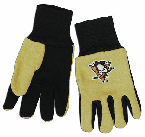~Pittsburgh Penguins Two Tone Gloves - Youth - Special Order~ backorder