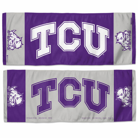 ~TCU Horned Frogs Cooling Towel 12x30 - Special Order~ backorder