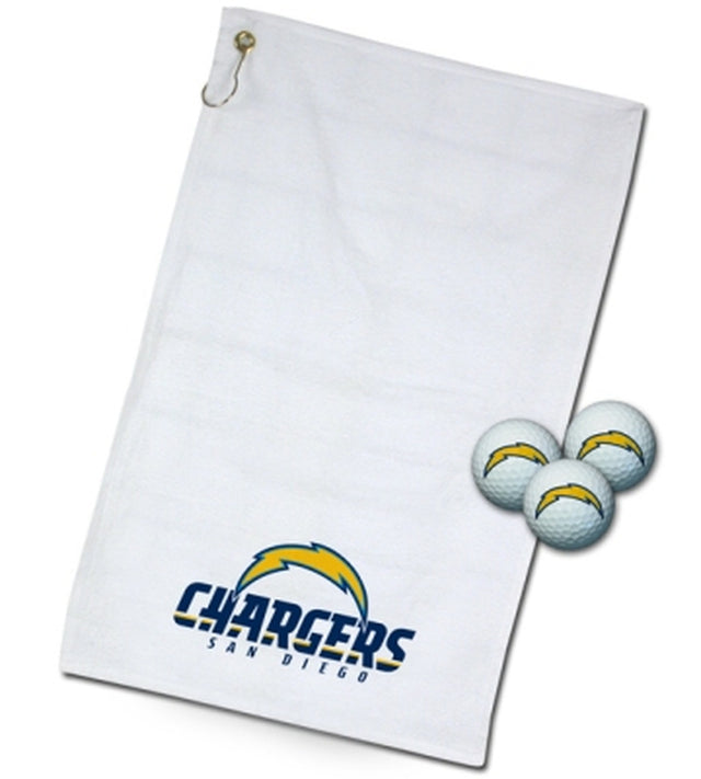 Caja de regalo con diseño de golf de los San Diego Chargers