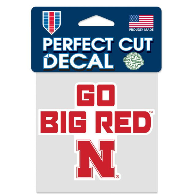 Nebraska Cornhuskers Perfect Cut Color Decal 4" x 4"