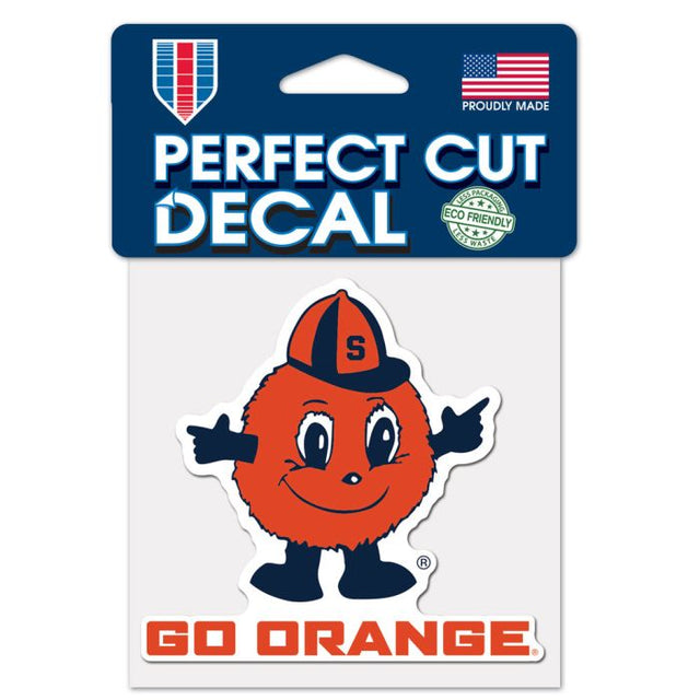 Syracuse Orange SLOGAN Perfect Cut Color Decal 4" x 4"