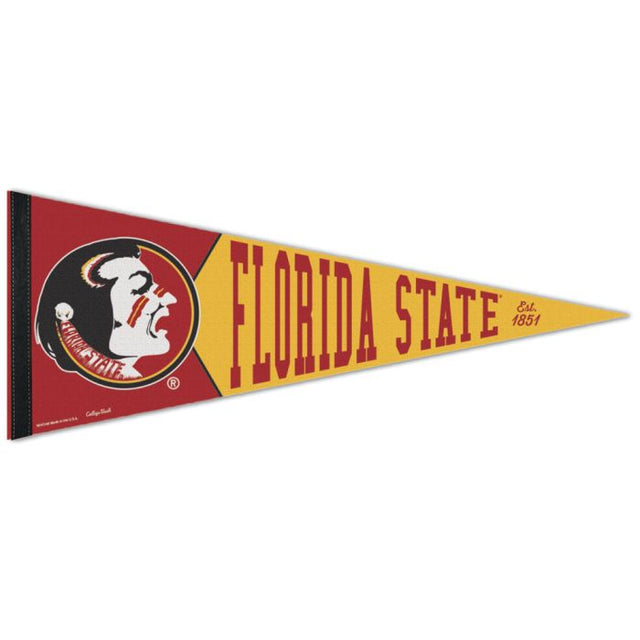 Banderín premium de los Florida State Seminoles/College Vault de 12" x 30"