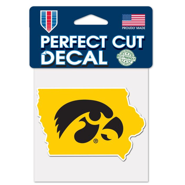 Iowa Hawkeyes Perfect Cut Color Decal 4" x 4"