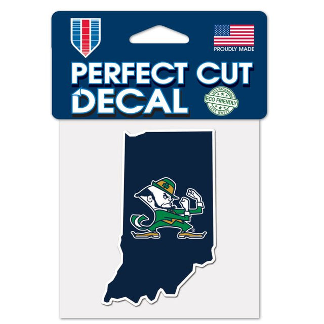 Notre Dame Fighting Irish Perfect Cut Color Decal 4" x 4"