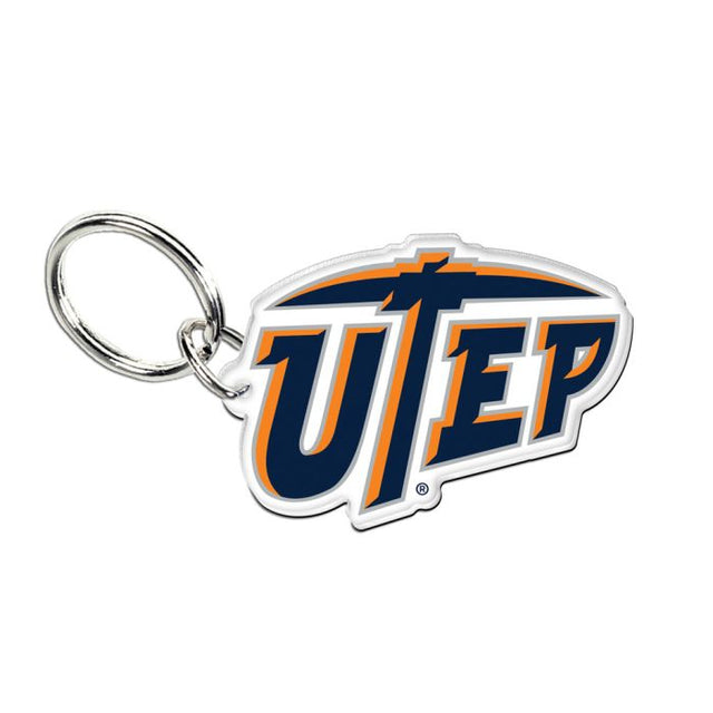 Llavero acrílico premium de UTEP Miners