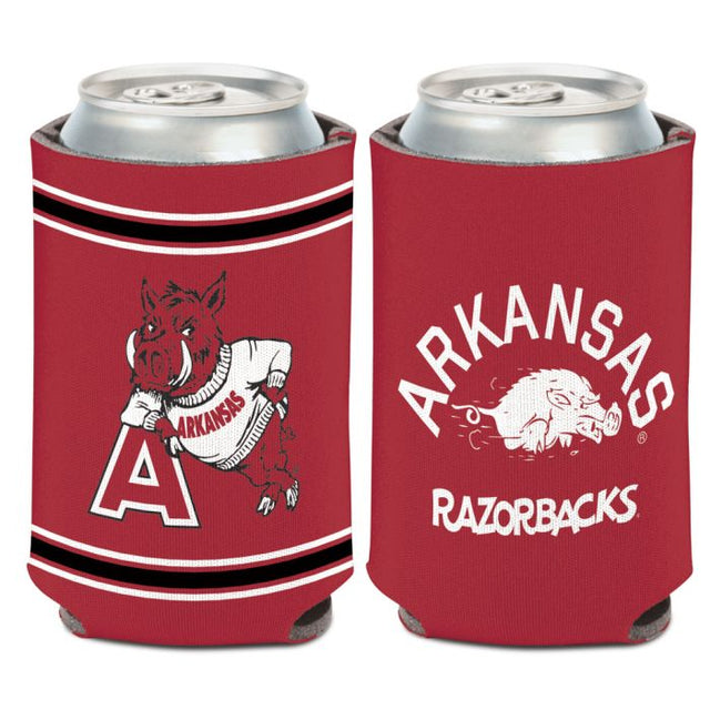 Enfriador de latas Arkansas Razorbacks/College Vault de 12 oz.