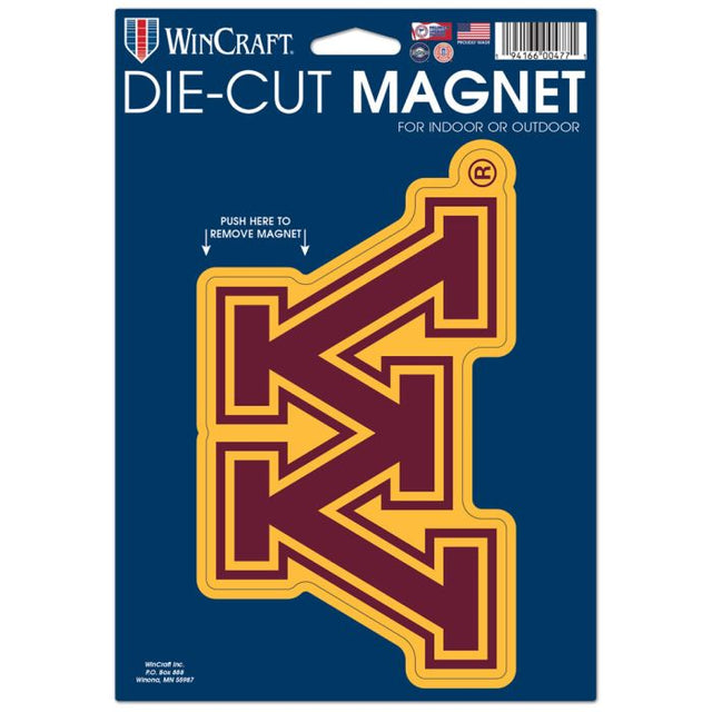 Minnesota Golden Gophers Die Cut Logo Magnet 6.25" x 9"