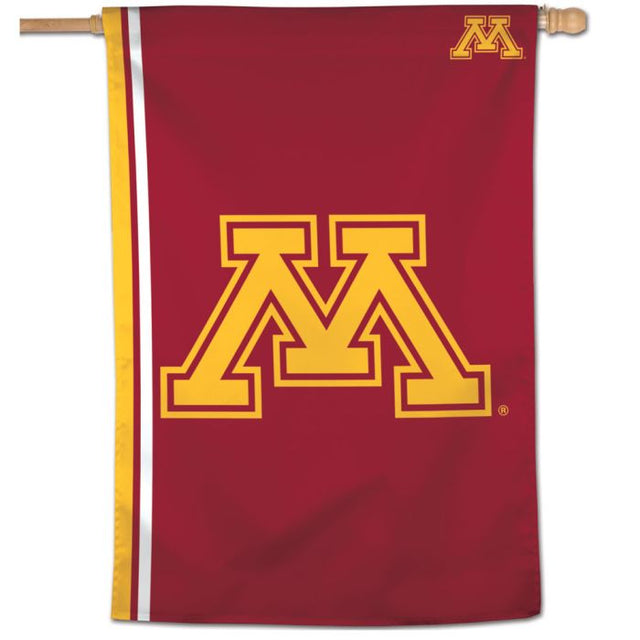 Bandera vertical de Minnesota Golden Gophers de 28" x 40"