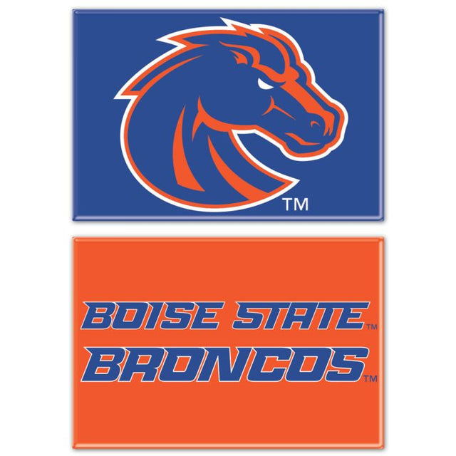 Boise State Broncos Rectangle Magnet, 2pack 2" x 3"