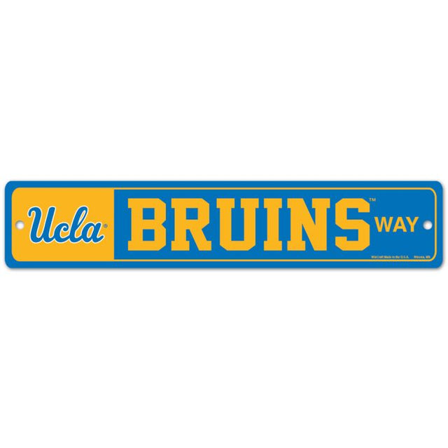 UCLA Bruins Street / Zone Sign 3.75" x 19"