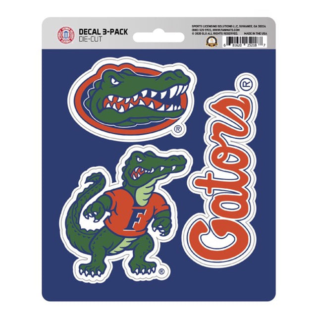 Florida Gators Decal Die Cut Team 3 Pack