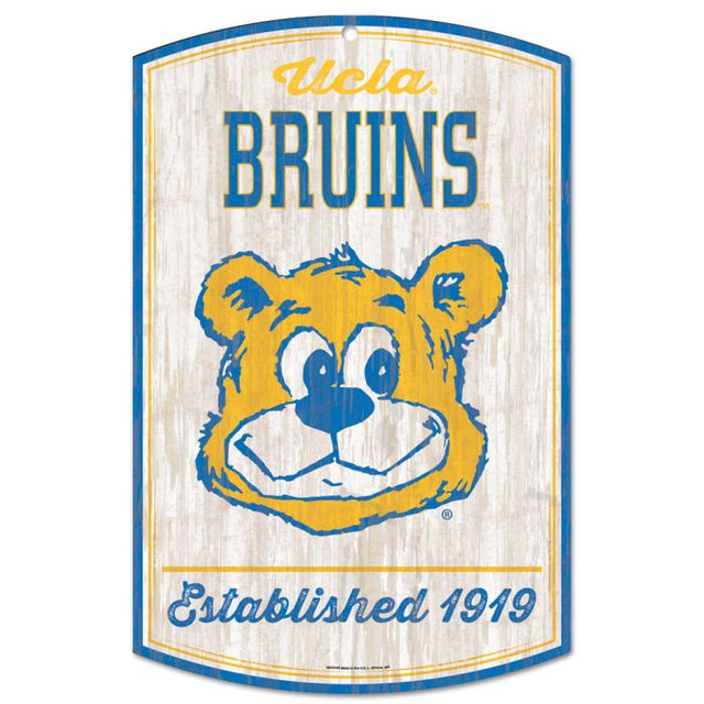 UCLA Bruins / Vintage Collegiate Wood Sign 11" x 17" 1/4" thick