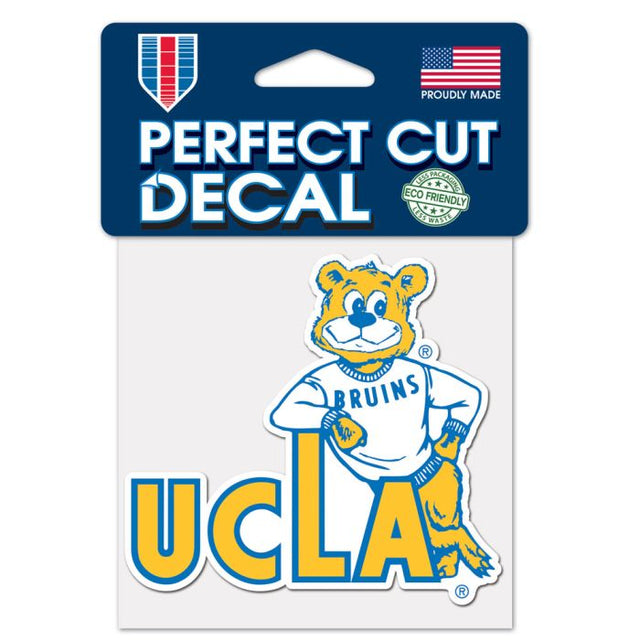 UCLA Bruins / Vintage Collegiate Perfect Cut Color Decal 4" x 4"