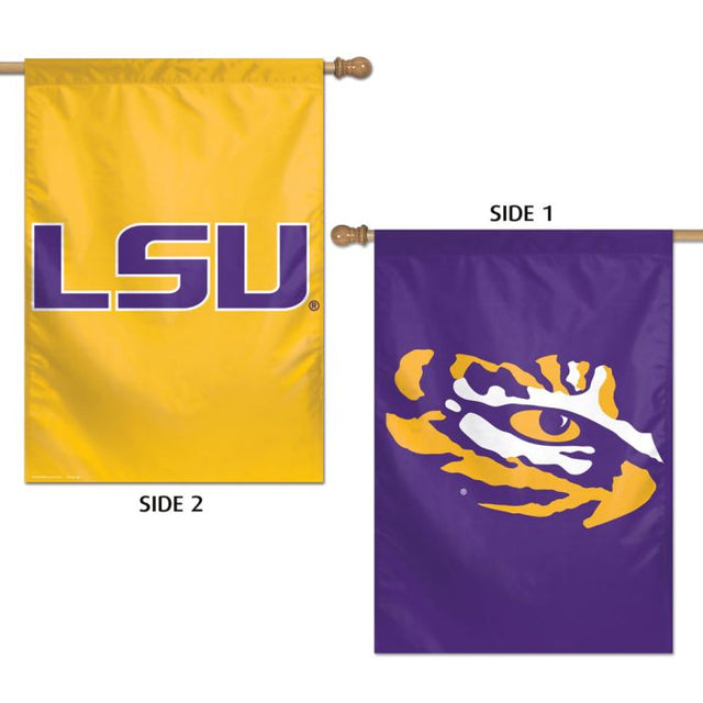 Bandera vertical de los LSU Tigers de 2 lados, 28" x 40"