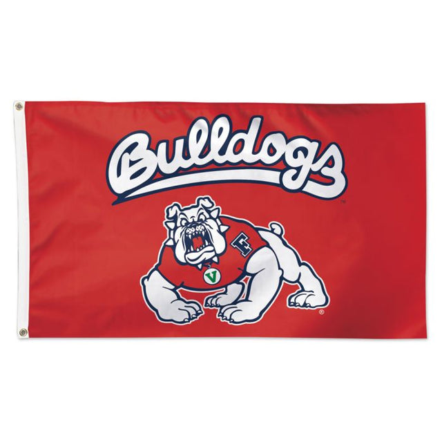 Bandera de los Bulldogs del estado de Fresno: Deluxe, 3' x 5'