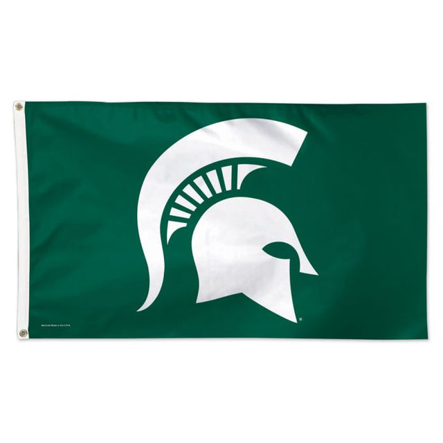 Bandera de los Spartans del estado de Michigan: Deluxe, 3' x 5'