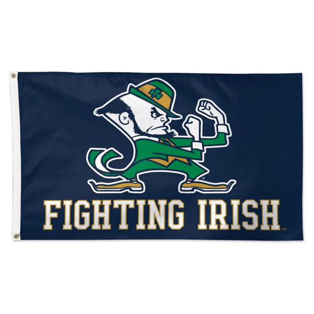 Bandera de Notre Dame Fighting Irish - Bandera de lujo de 3' X 5'