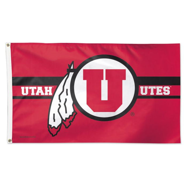 Bandera de los Utah Utes, de lujo, 3 pies x 5 pies