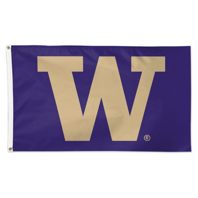 Bandera de los Washington Huskies: Deluxe, 3 x 5 pies