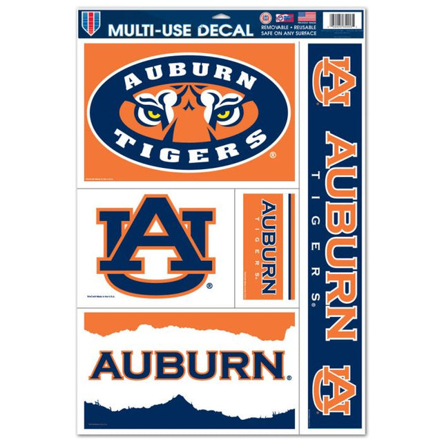 Calcomanía multiusos de Auburn Tigers, 11" x 17"