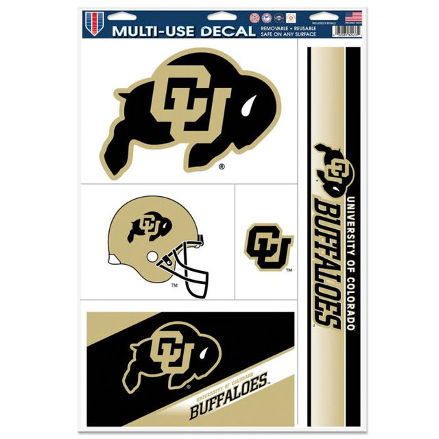 Calcomanía multiusos de los Colorado Buffaloes, 11" x 17"