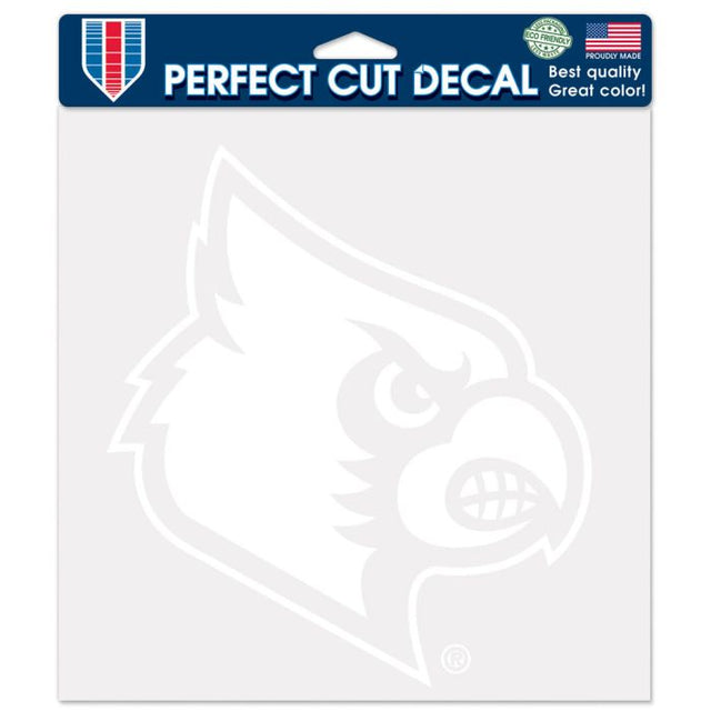 Calcomanías de corte perfecto de los Louisville Cardinals de 8" x 8"