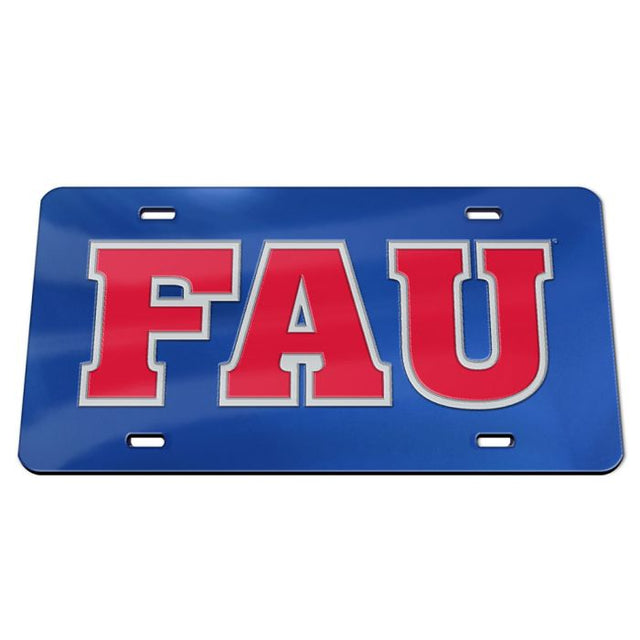 Matrículas clásicas de acrílico de Florida Atlantic Owls