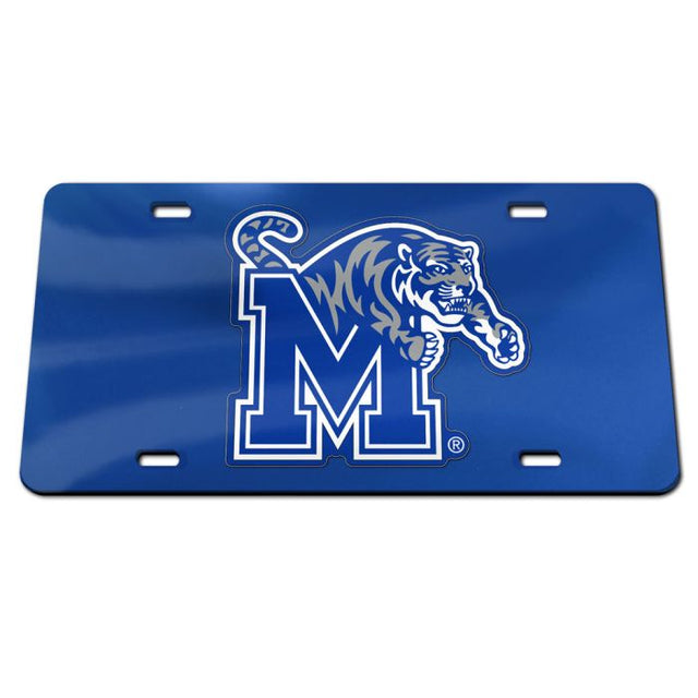 Placa de matrícula especial de acrílico HYBRID PLATE de Memphis Tigers