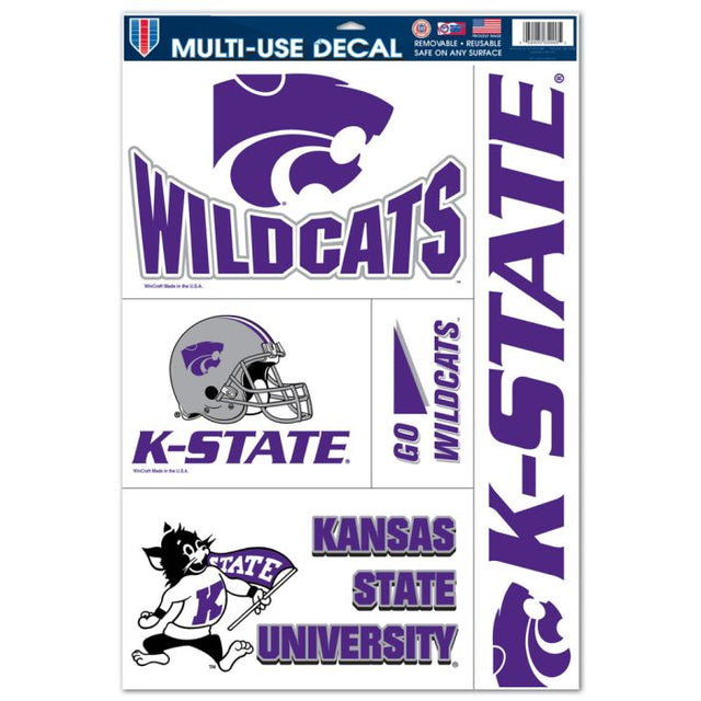 Calcomanía multiusos de Kansas State Wildcats, 11" x 17"