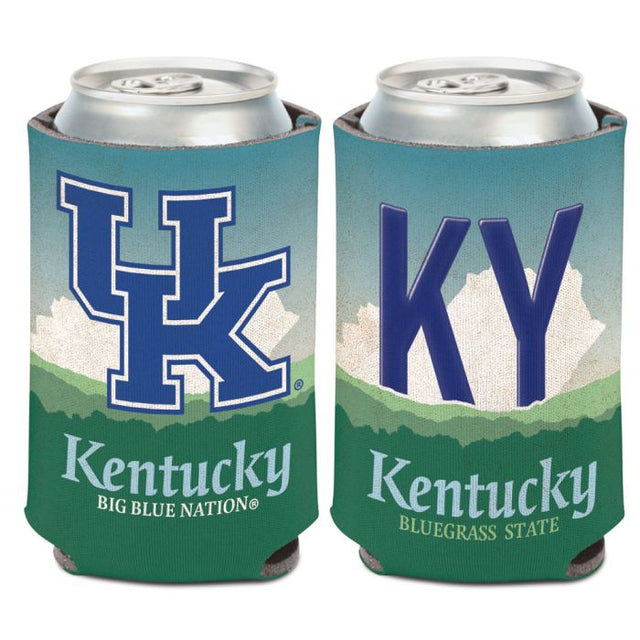 Enfriador de lata con placa de matrícula de Kentucky Wildcats de 12 oz.