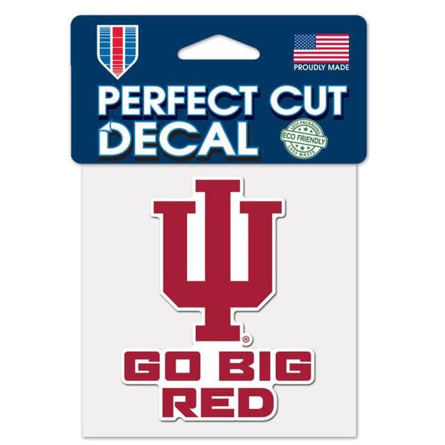 Indiana Hoosiers Perfect Cut Color Decal 4" x 4"