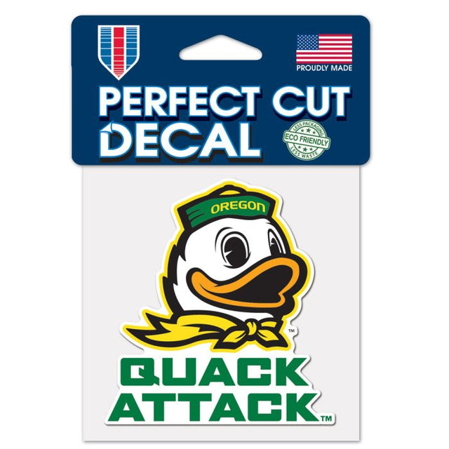 Oregon Ducks Perfect Cut Color Decal 4" x 4"