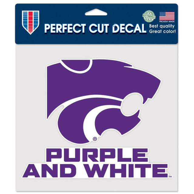 Kansas State Wildcats Perfect Cut Color Decal 8" x 8"