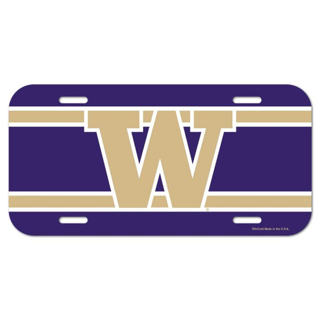 Washington Huskies License Plate