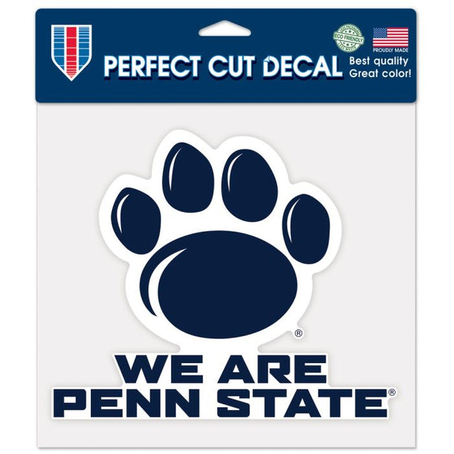 Penn State Nittany Lions SLOGAN Perfect Cut Color Decal 8" x 8"