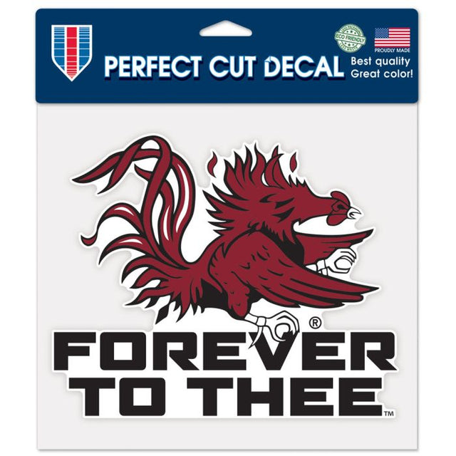 South Carolina Gamecocks SLOGAN Perfect Cut Color Decal 8" x 8"