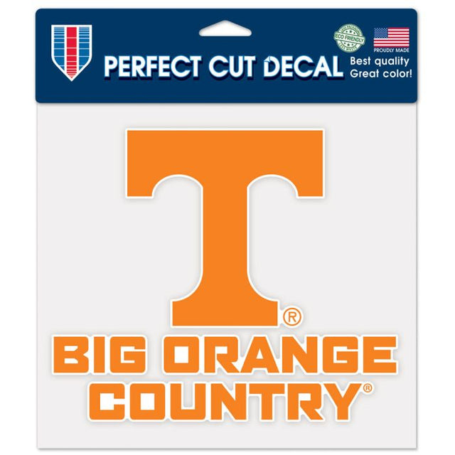 Tennessee Volunteers SLOGAN Perfect Cut Color Decal 8" x 8"