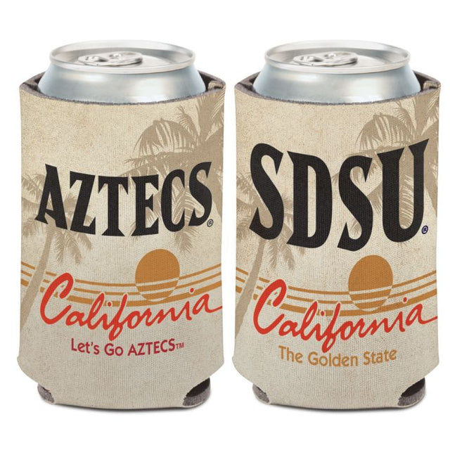 Enfriador de lata con placa de matrícula de San Diego State Aztecs, 12 oz.