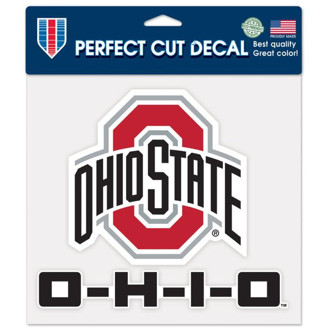 Ohio State Buckeyes Perfect Cut Color Decal 8" x 8"