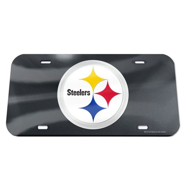 Pittsburgh Steelers License Plate Acrylic