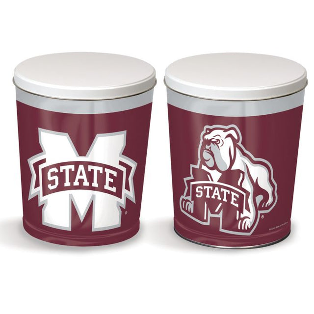 Mississippi State Bulldogs Gift Tin tapered 3 gallon