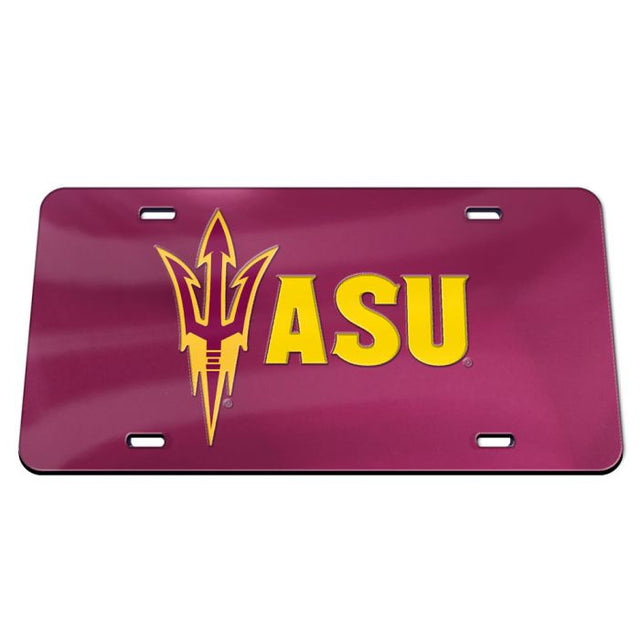 Matrícula acrílica especial de los Arizona State Sun Devils