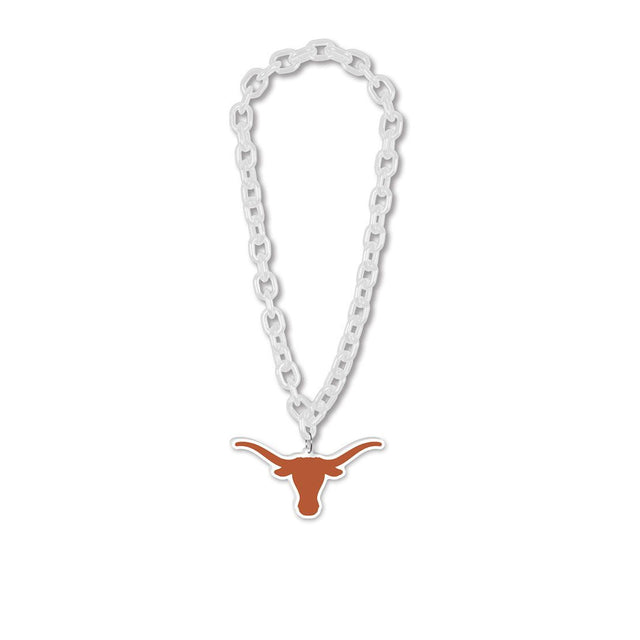 Collar con cadena de abanico grande de Texas Longhorns