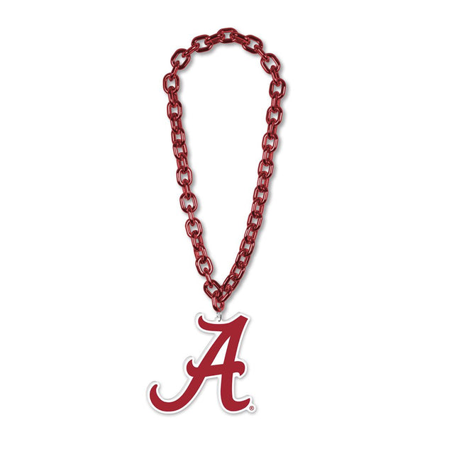 Collar con cadena de abanico grande de Alabama Crimson Tide