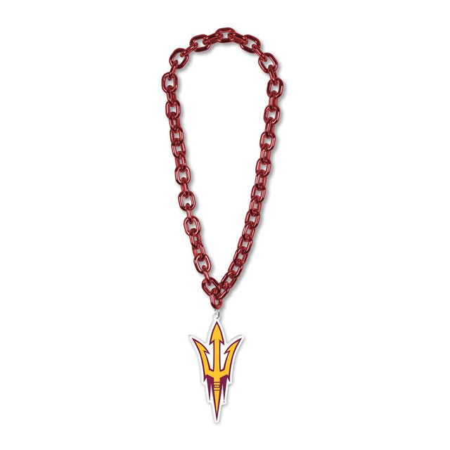 Collar con cadena de gran tamaño para fanáticos de los Arizona State Sun Devils