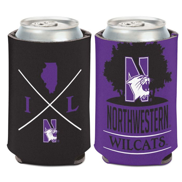 Enfriador de latas HIPSTER de Northwestern Wildcats, 12 oz.