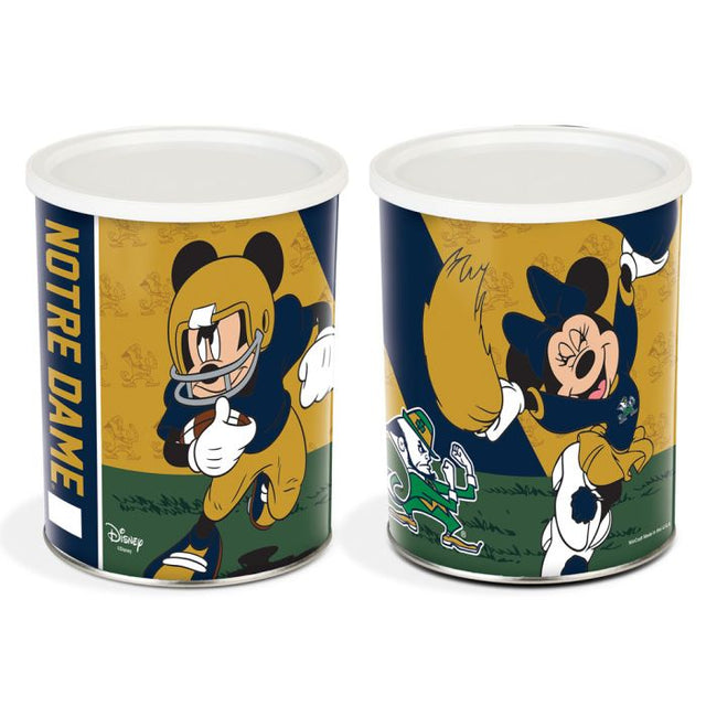 Notre Dame Fighting Irish / Disney MICKEY MOUSE FOOTBALL Gift Tin 1 Gallon