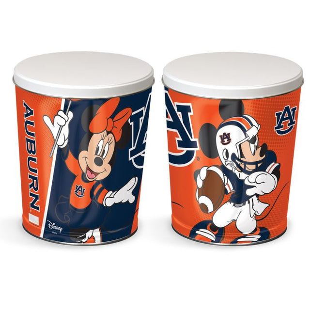 Auburn Tigers / Disney Lata de regalo DISNEY cónica de 3 galones